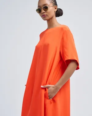 4 ply silk tshirt dress