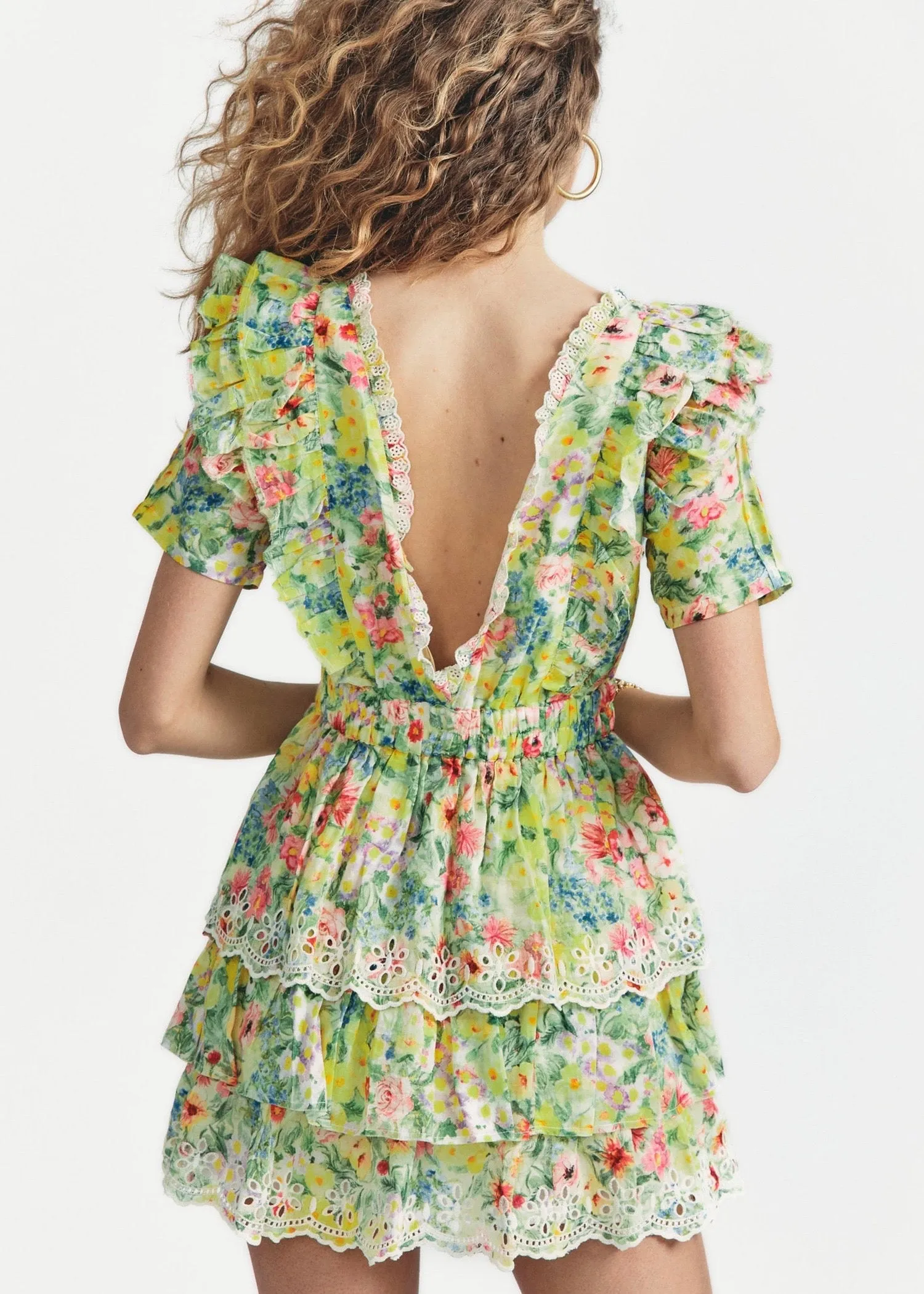 Aldina Dress (Rainbow Skies)