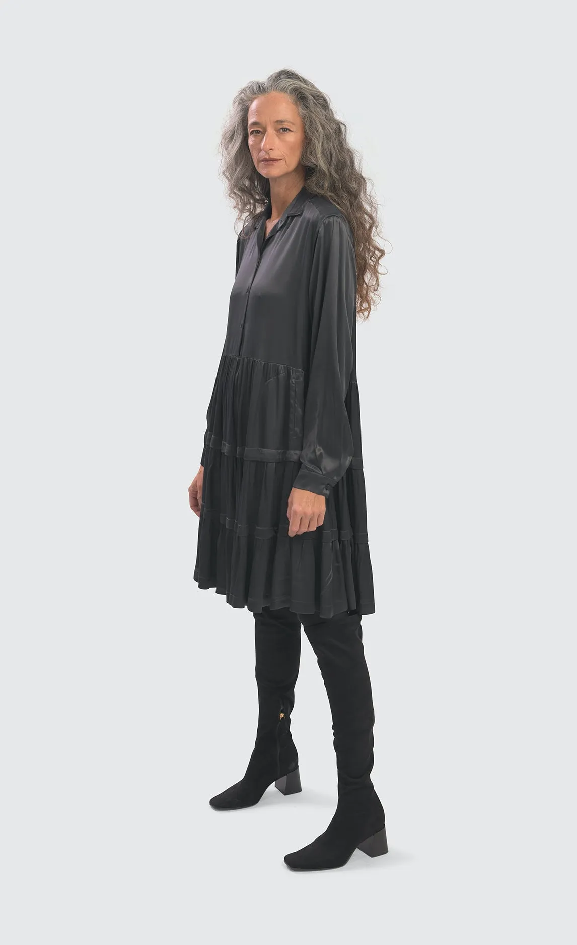 Alembika Urban Satin Babydoll Dress