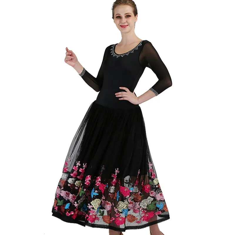 Ballroom Dance Dresses Artistic Examination Dresses for Adult Modern Dance Performance Competition Dresses for Social Dance
