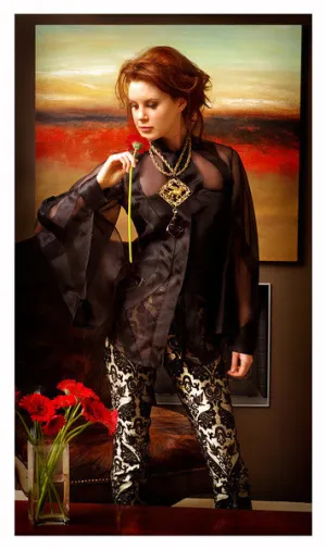 Bisou Silk Organza Blouse