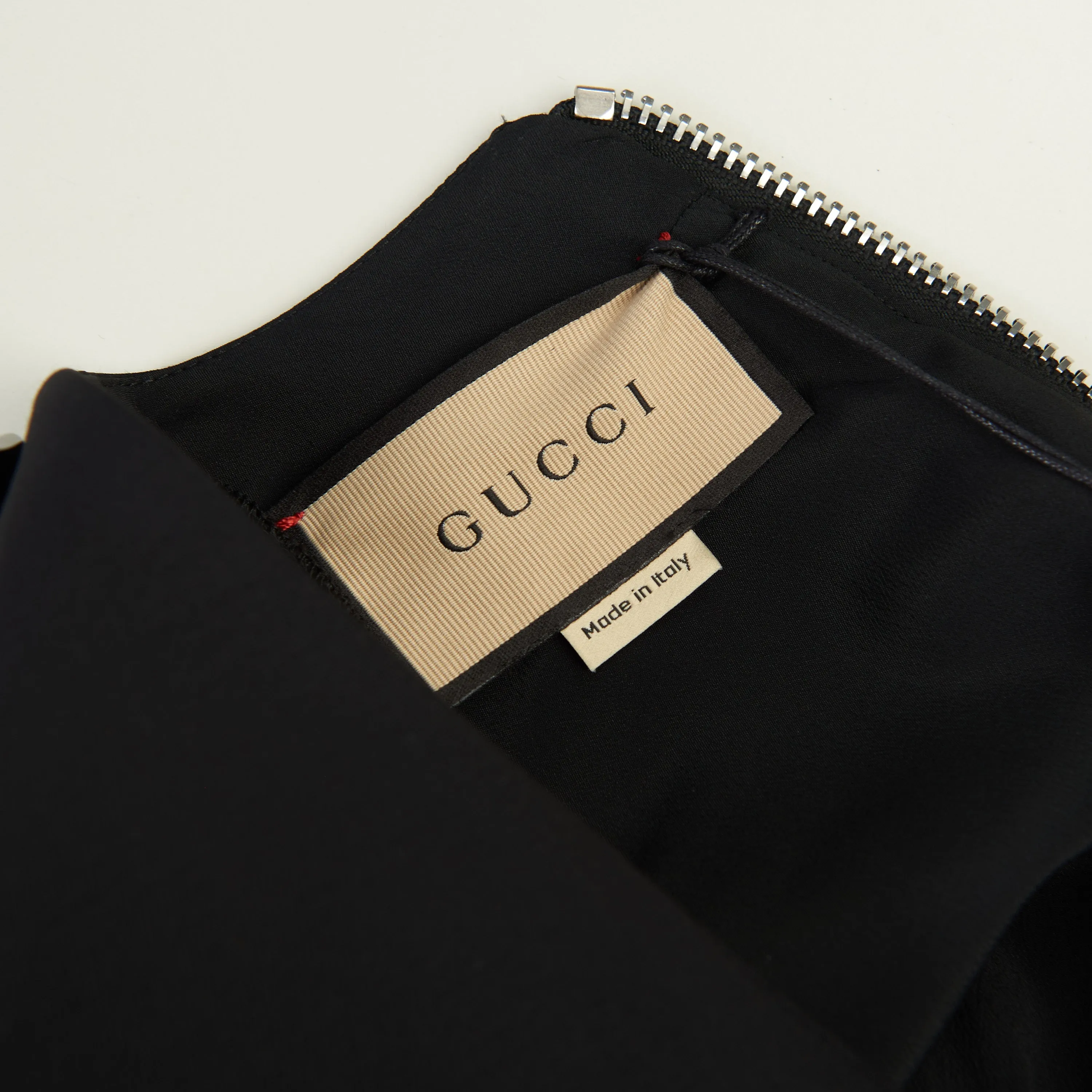 Black Crêpe Wool Dress