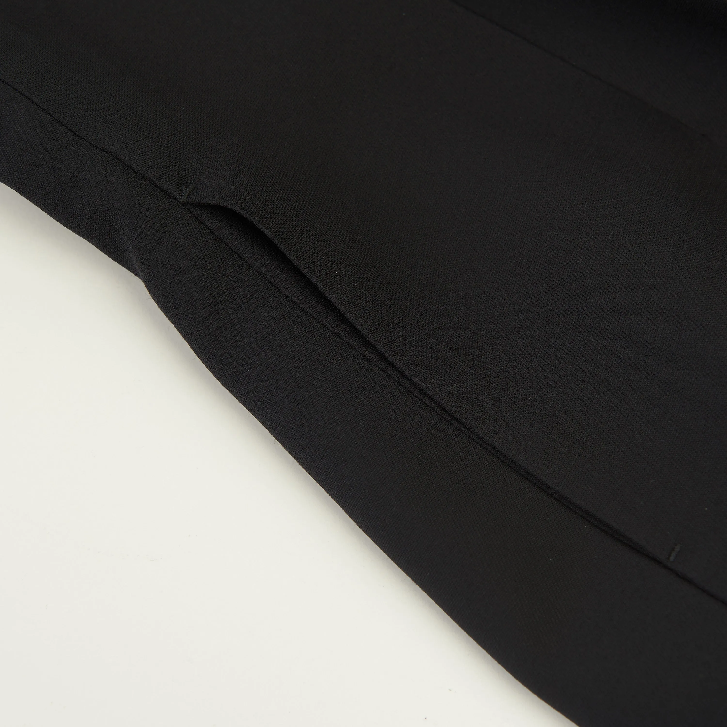 Black Crêpe Wool Dress