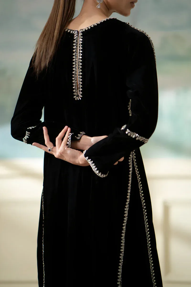 Black Velvet Crystals Set