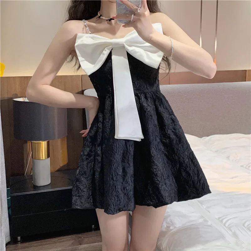 BOW SLIP DRESS UB98052