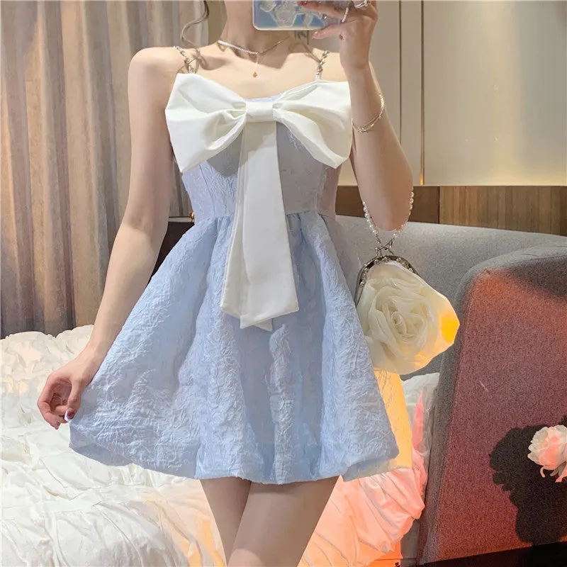 BOW SLIP DRESS UB98052