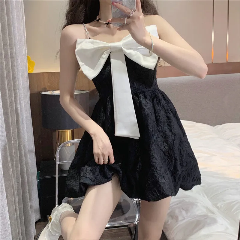 BOW SLIP DRESS UB98052