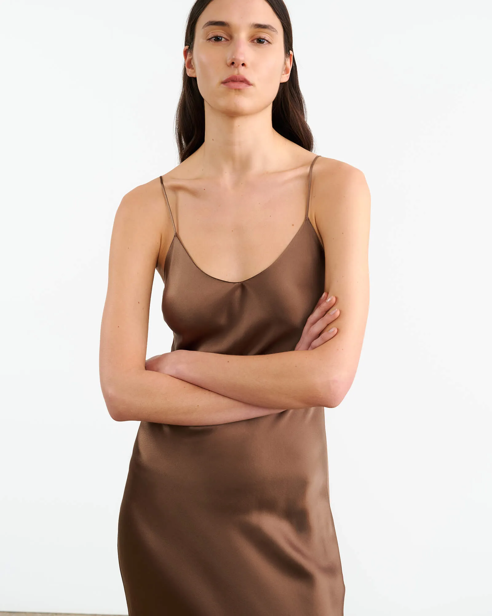 CAMI SILK GOWN