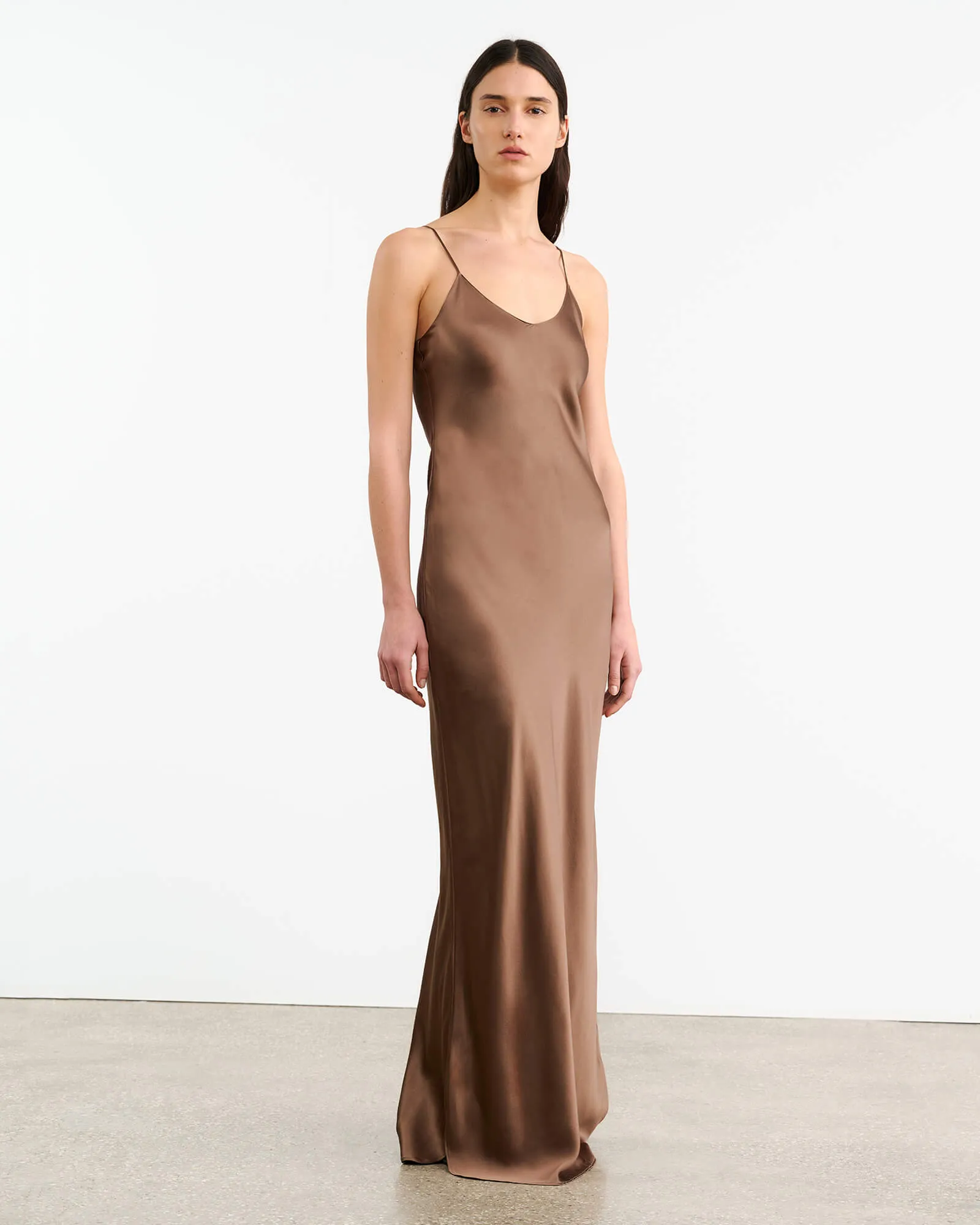 CAMI SILK GOWN