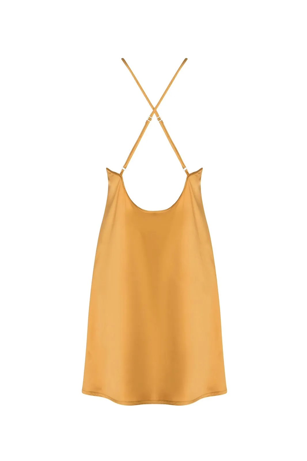 Caramel - Satin Slip Dress