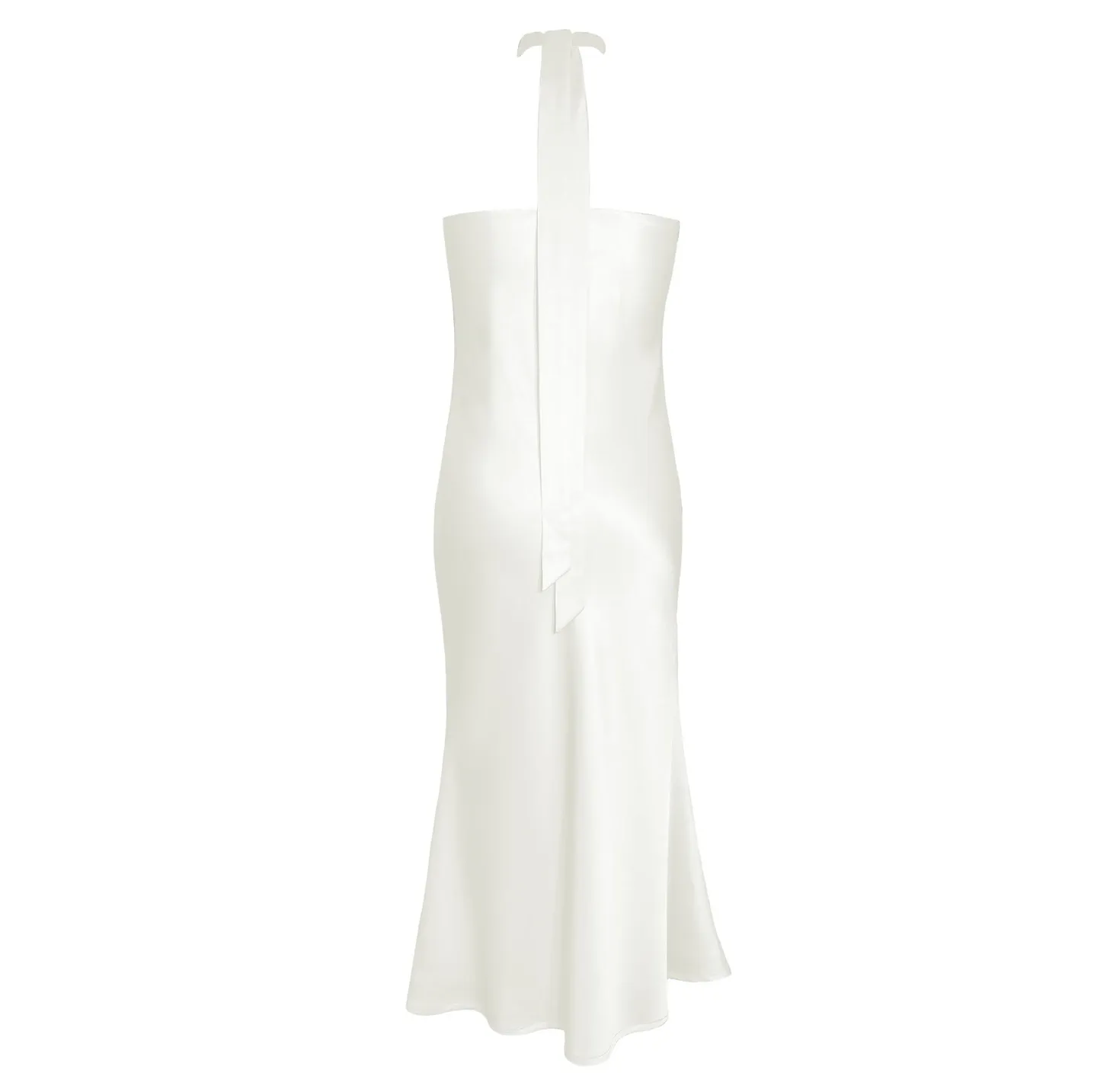 Charming Halter Mermaid Backless Ankle-Length Bridesmaid Dress, FC5330