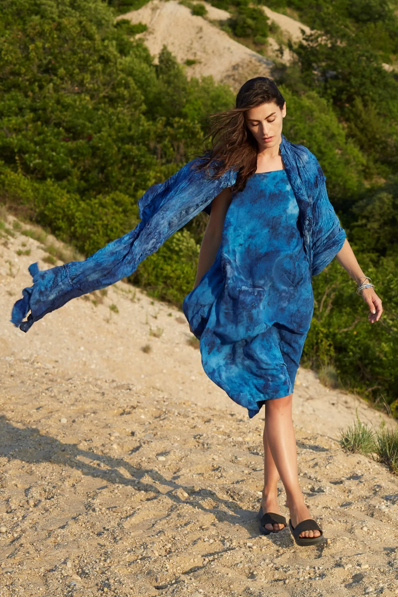 Cira Oversized Draped Dress