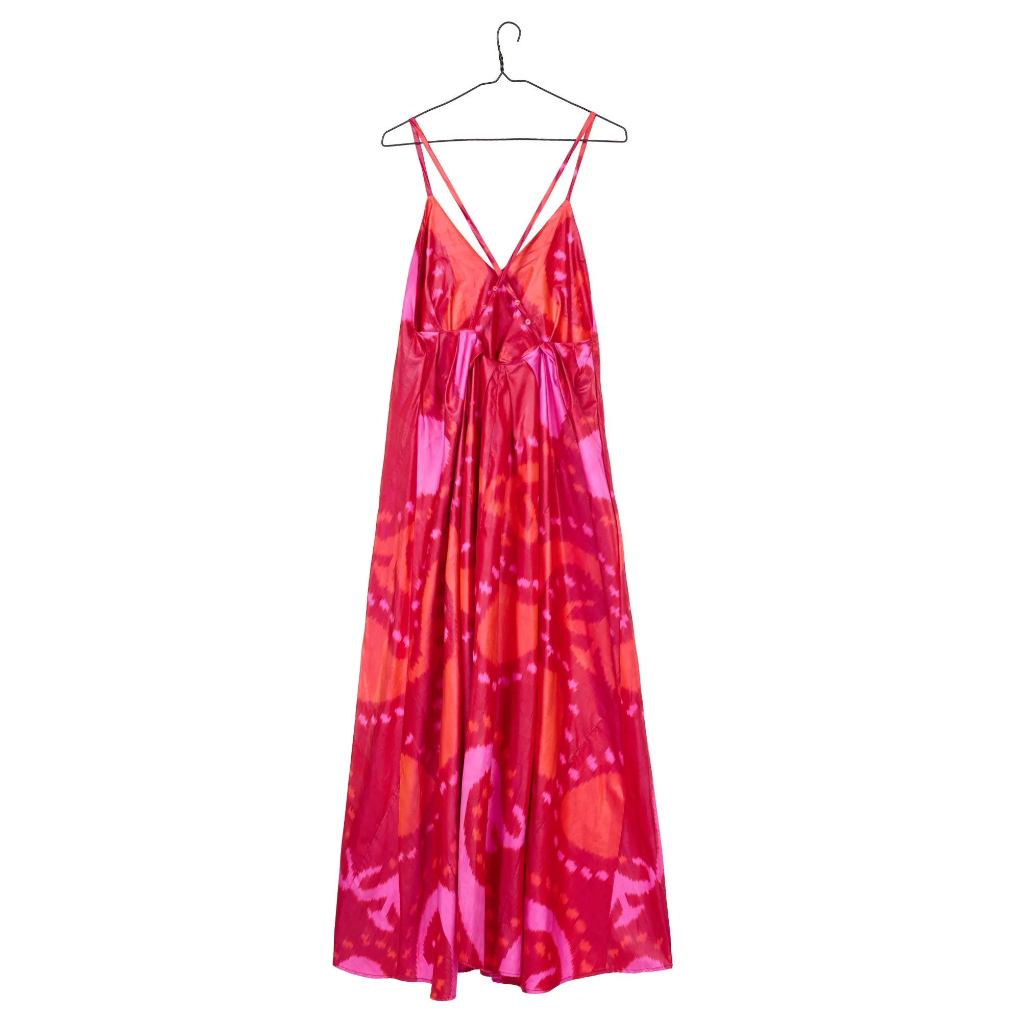 Ciringuito Ikat Dress - Pink Red