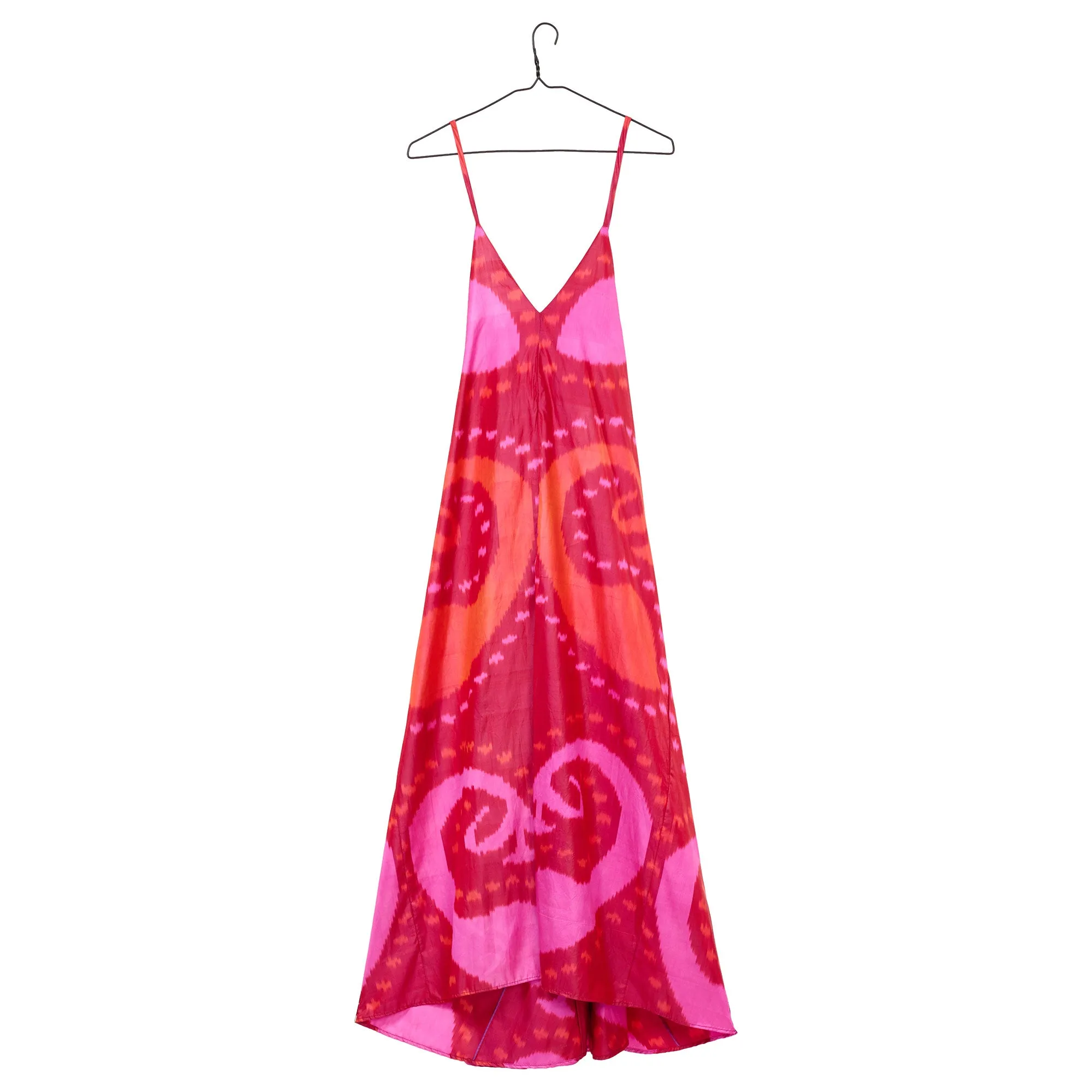 Ciringuito Ikat Dress - Pink Red
