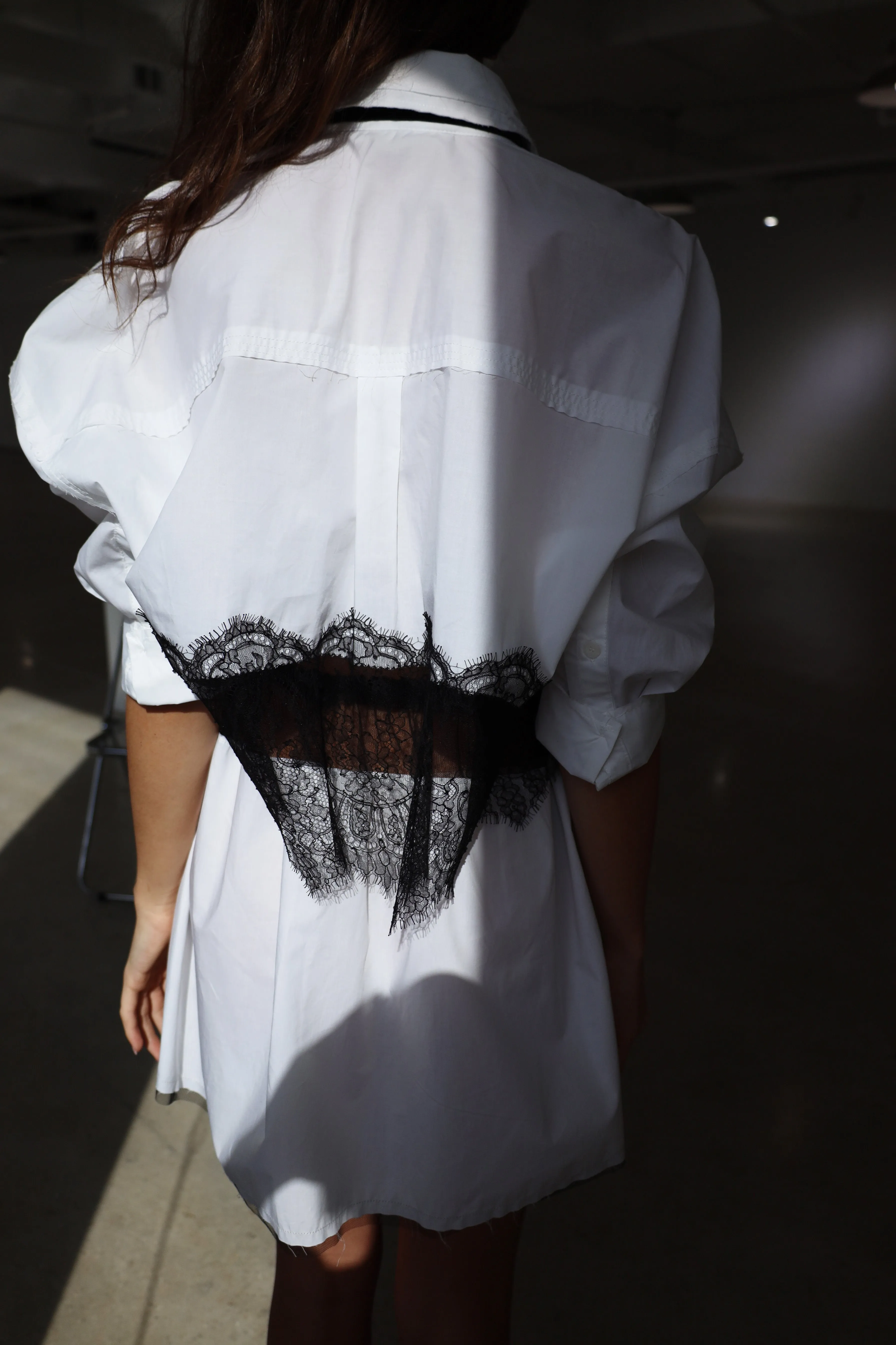 Constance Cotton and Mesh Skirt