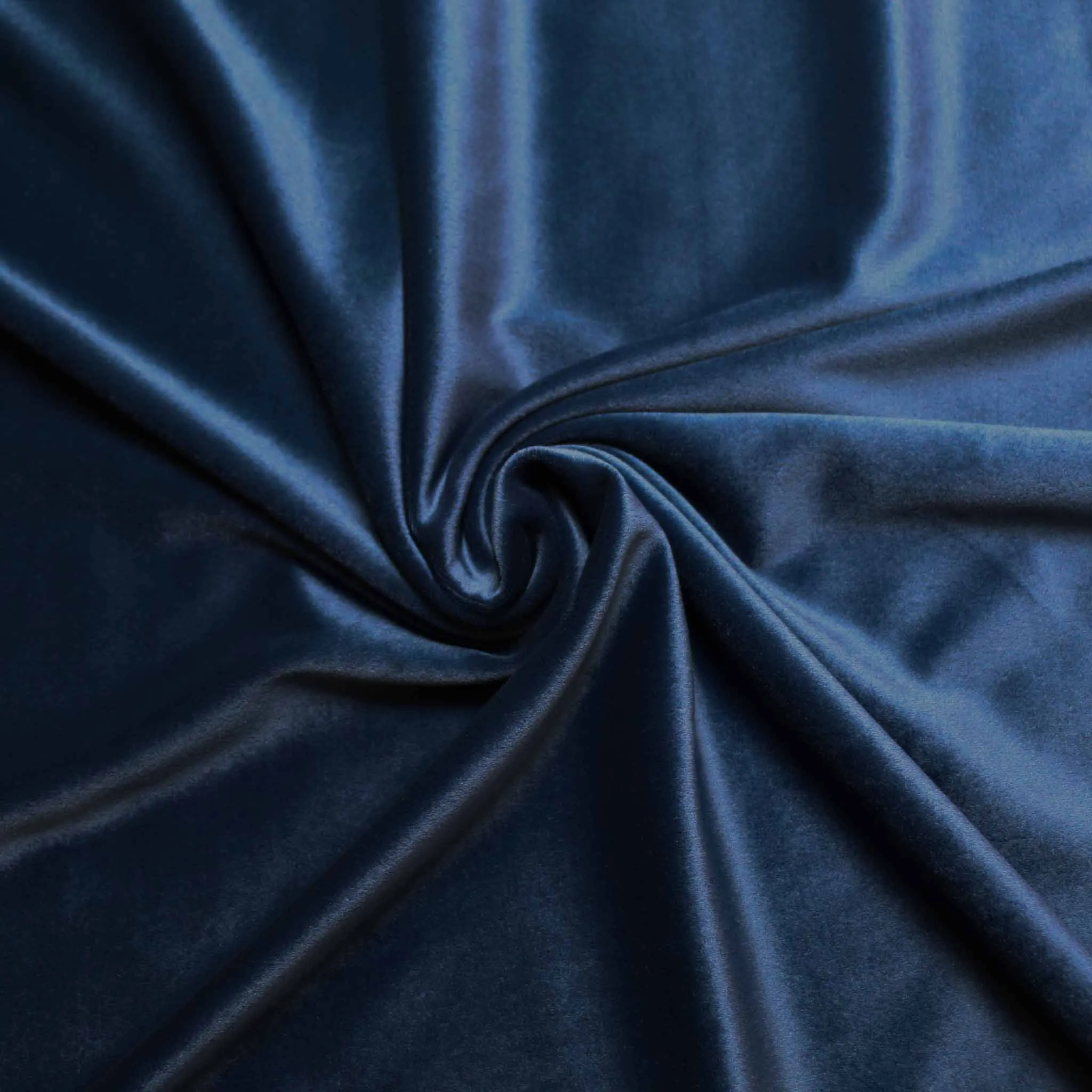 Cotton Velour - Blue, brown, cream