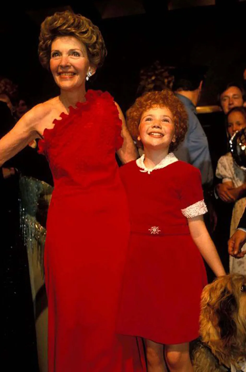 Documented 1981 James Galanos One Shoulder Red Silk Dress w Trapunto Quilting Detail