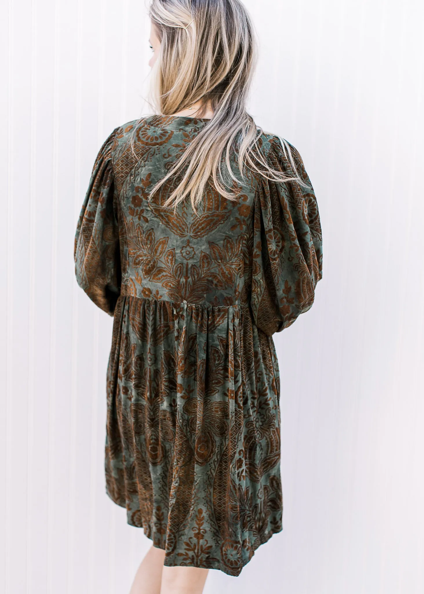 Dusted Green Dress