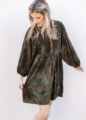 Dusted Green Dress