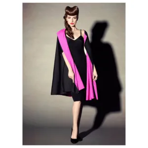 ELIZABETH MASON COUTURE 'Mae' Reversible Silk Coat