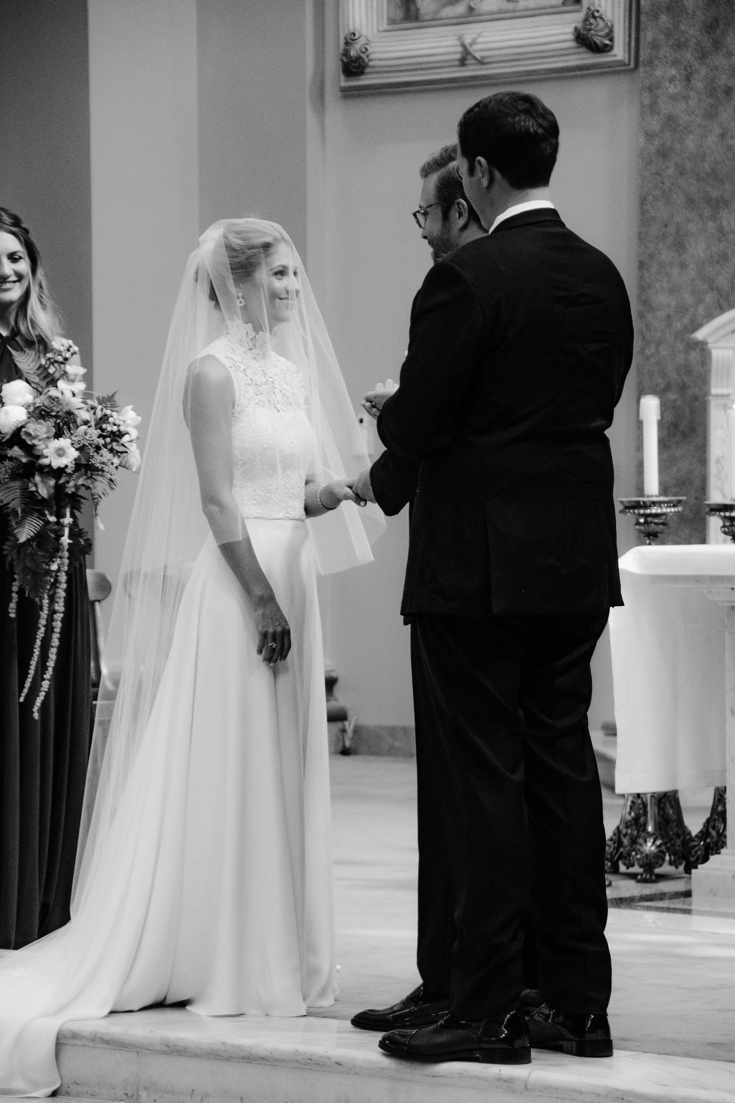 Elizabeth Two-Tier Cascade Veil