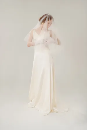 Elizabeth Two-Tier Cascade Veil