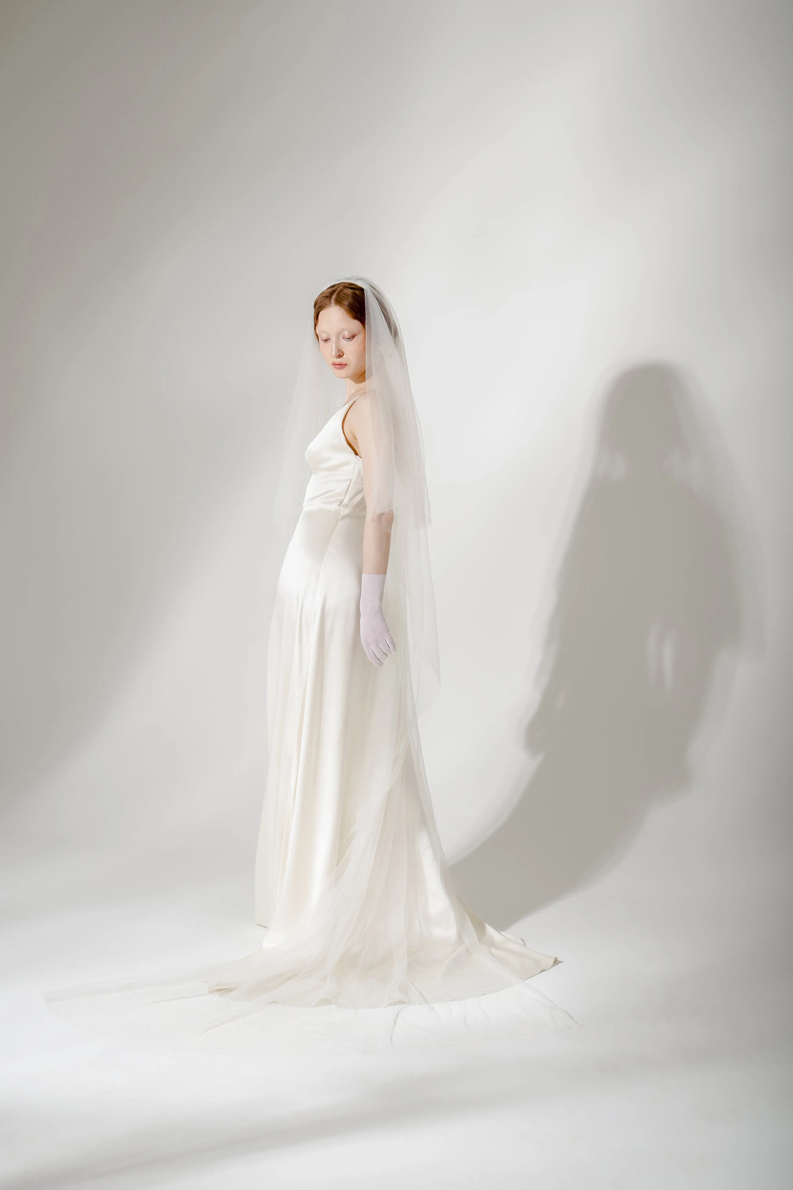 Elizabeth Two-Tier Cascade Veil