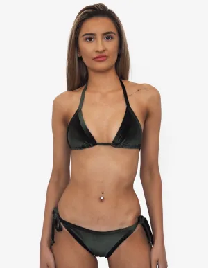 EMERALD ARMY BIKINI VELVET