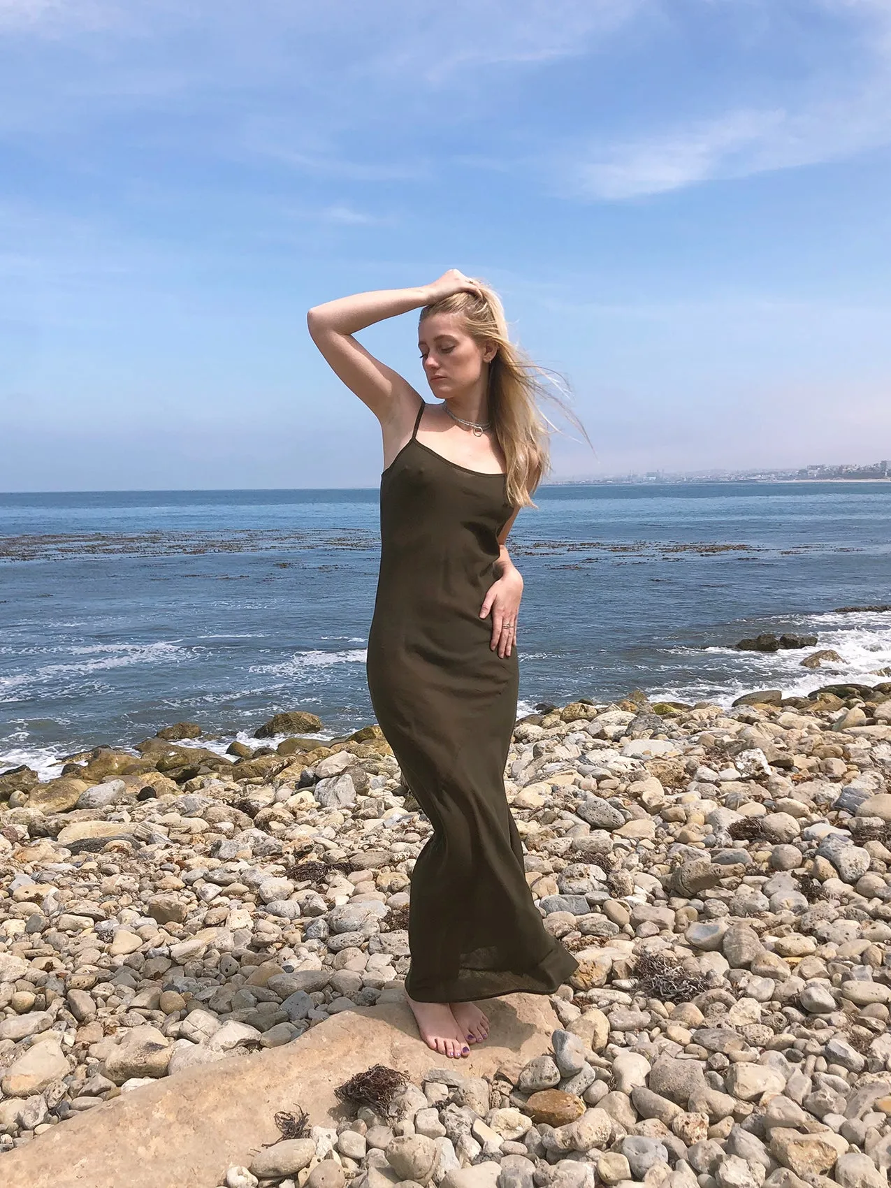 Evie Maxi Slip Dress