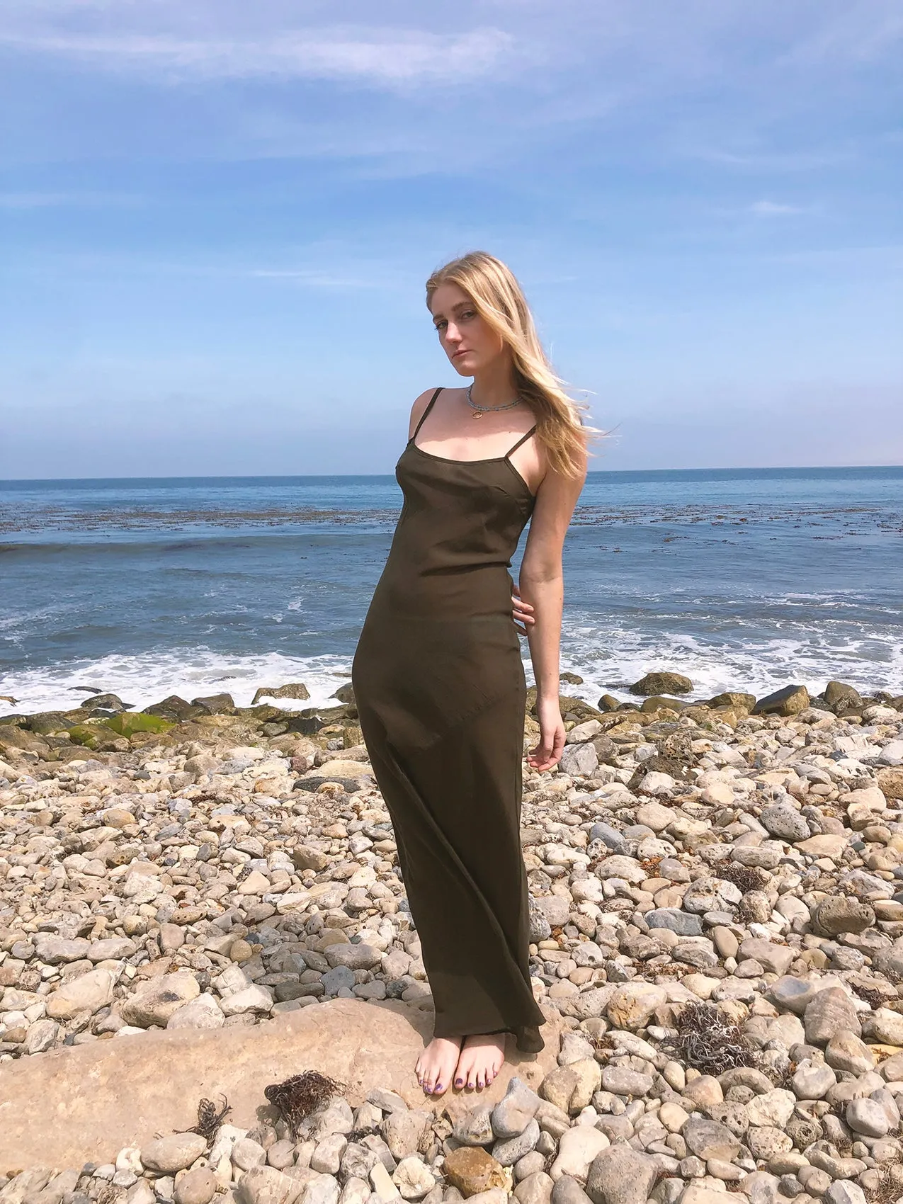 Evie Maxi Slip Dress