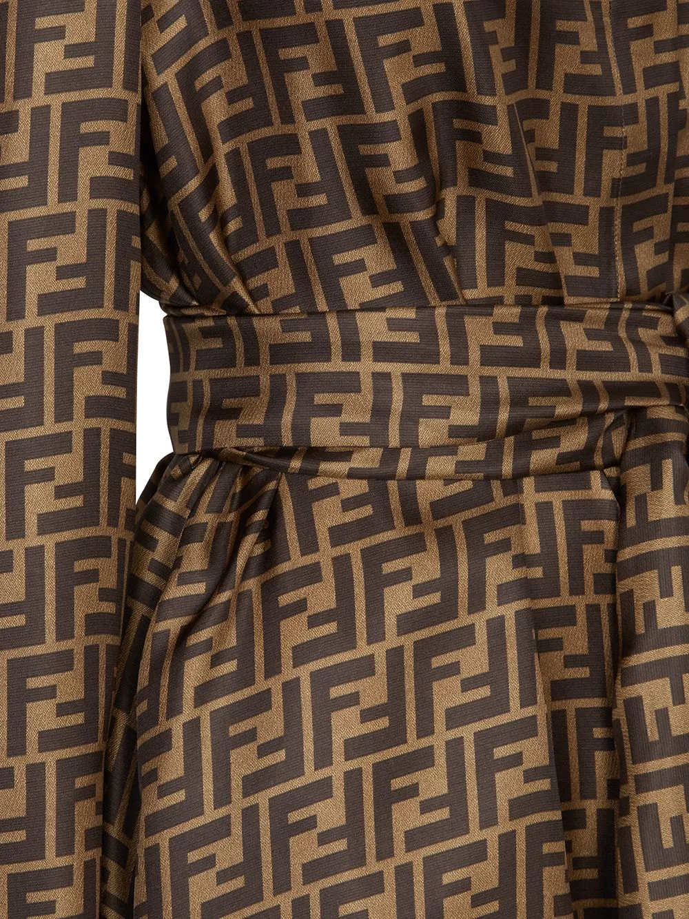 Ff silk shirtdress