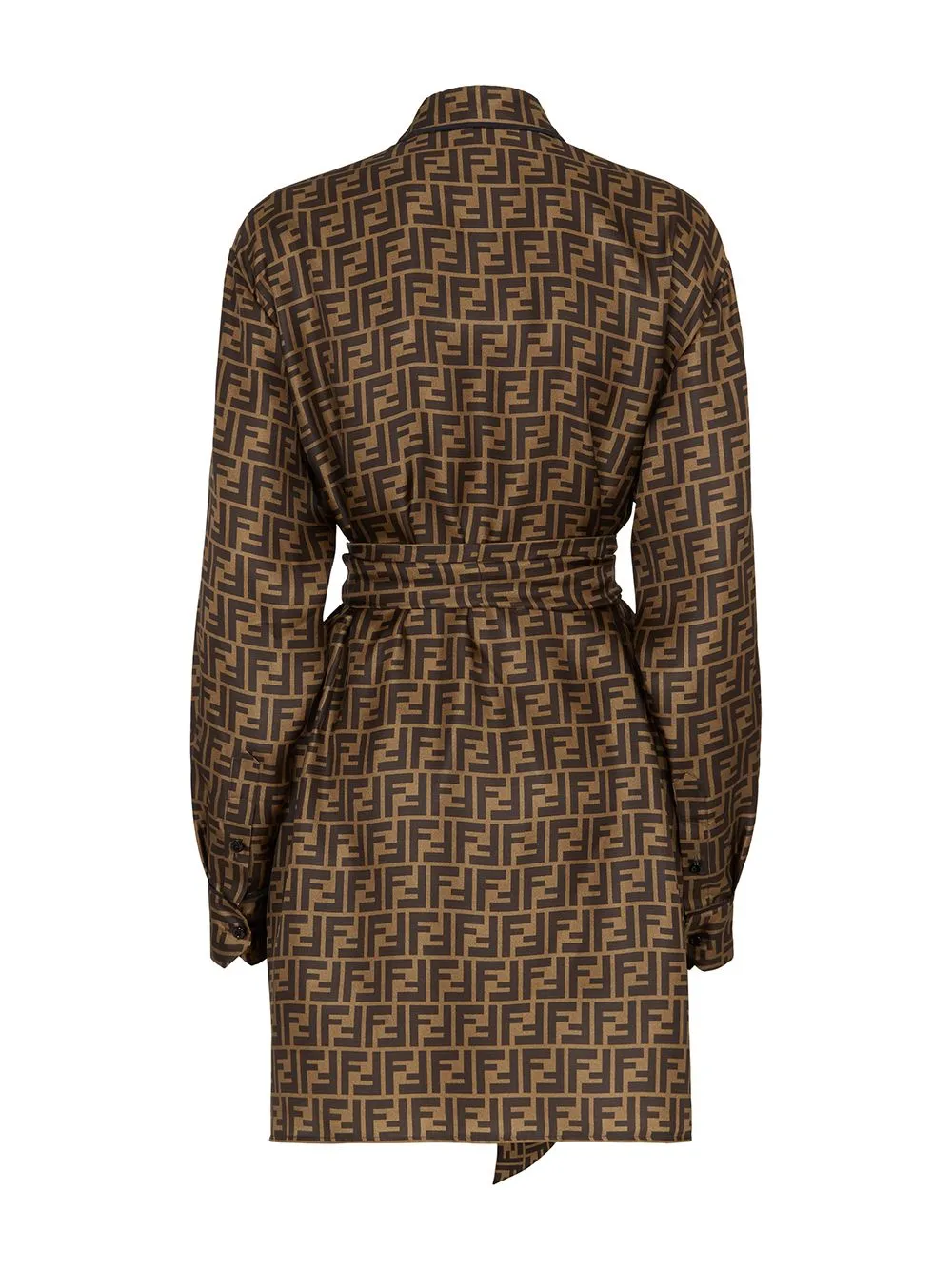 Ff silk shirtdress