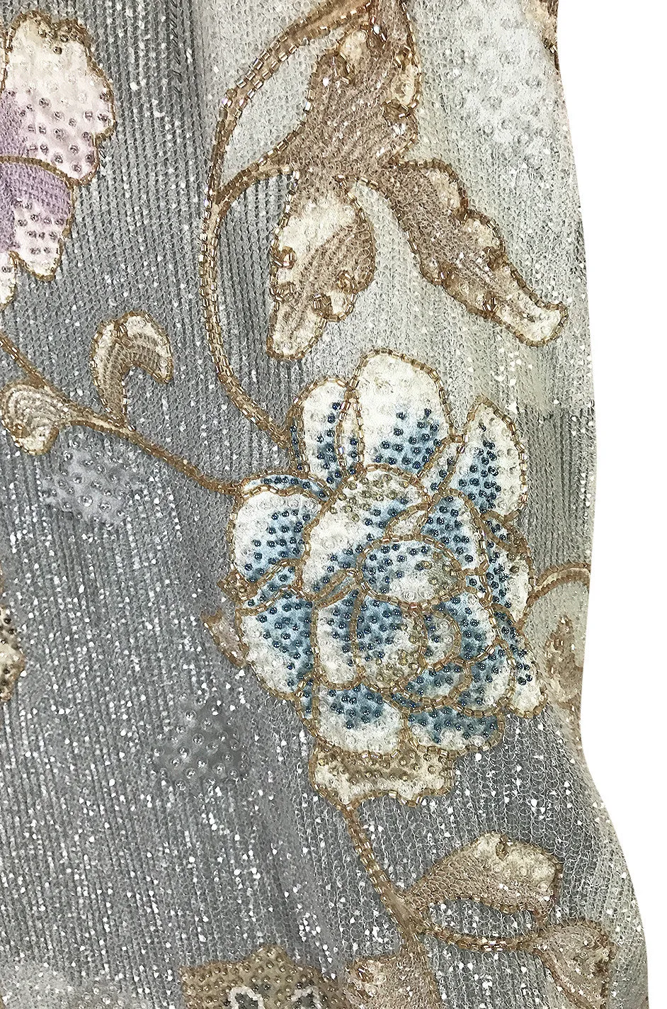 F/W 1995-96 Giorgio Armani Couture Fully Beaded Runway Dress