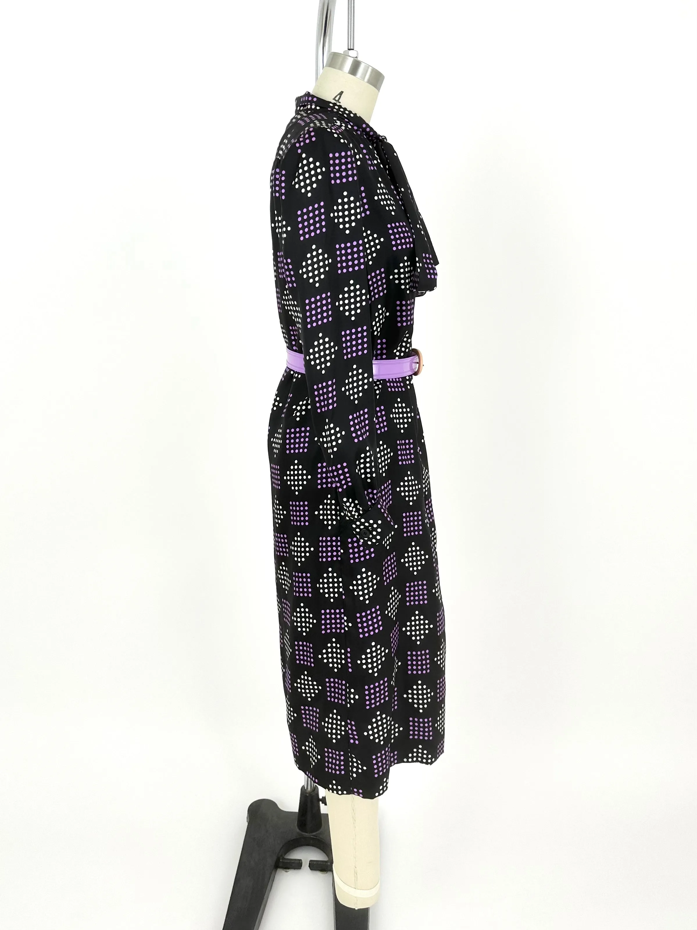 Givenchy Nouvelle Boutique Silk Belted Dress