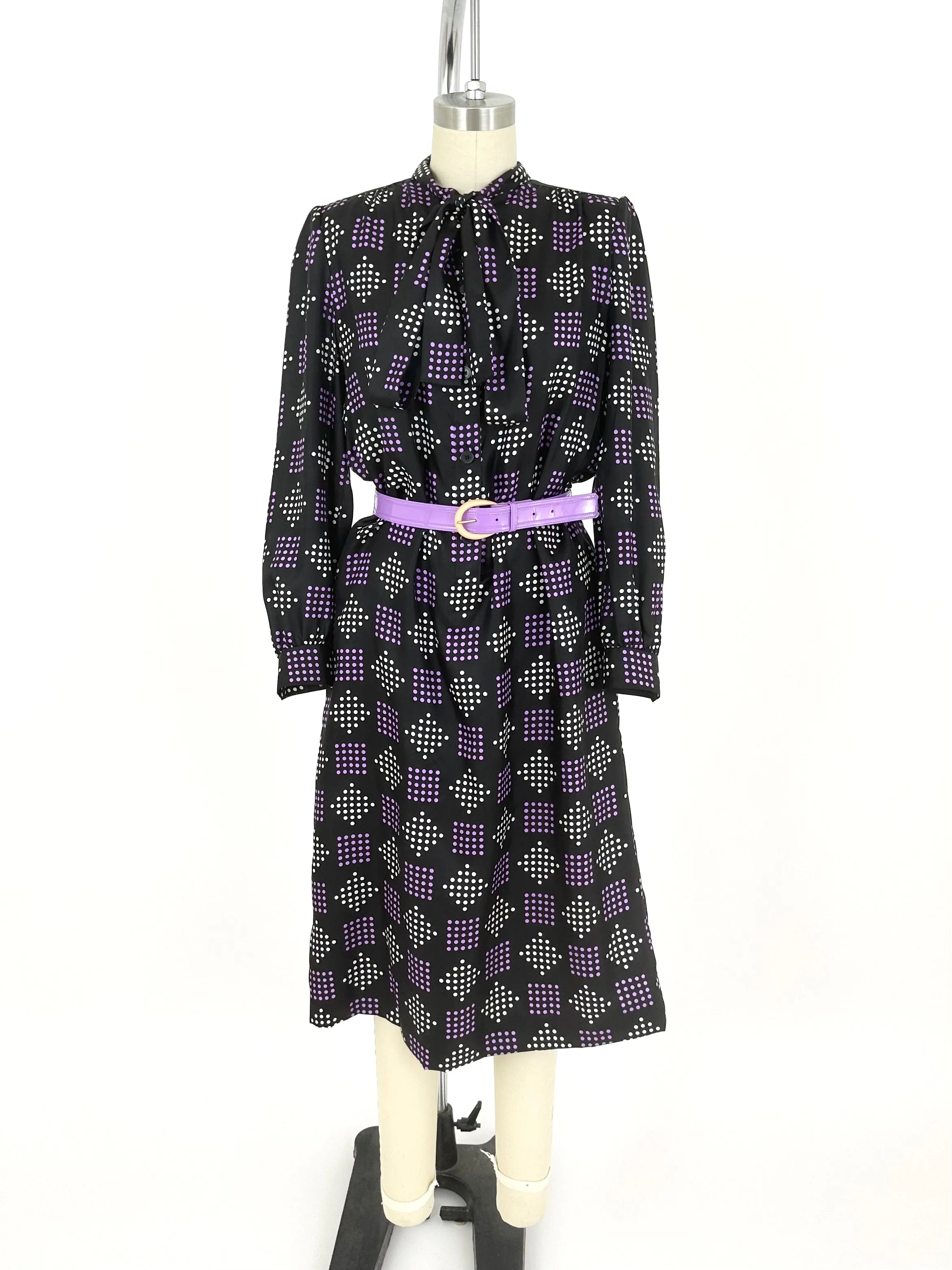 Givenchy Nouvelle Boutique Silk Belted Dress