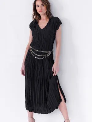 go crinkle cut tee dress