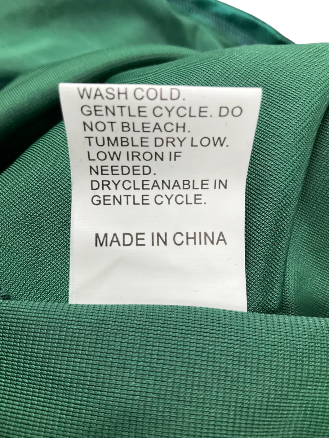 Green Velvet High Neck Dress UK S