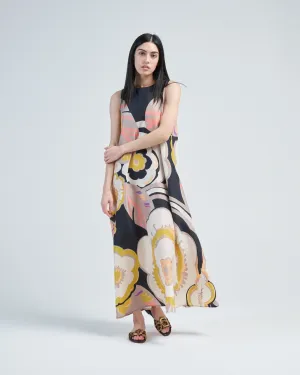 habotai silk sleeveless dress