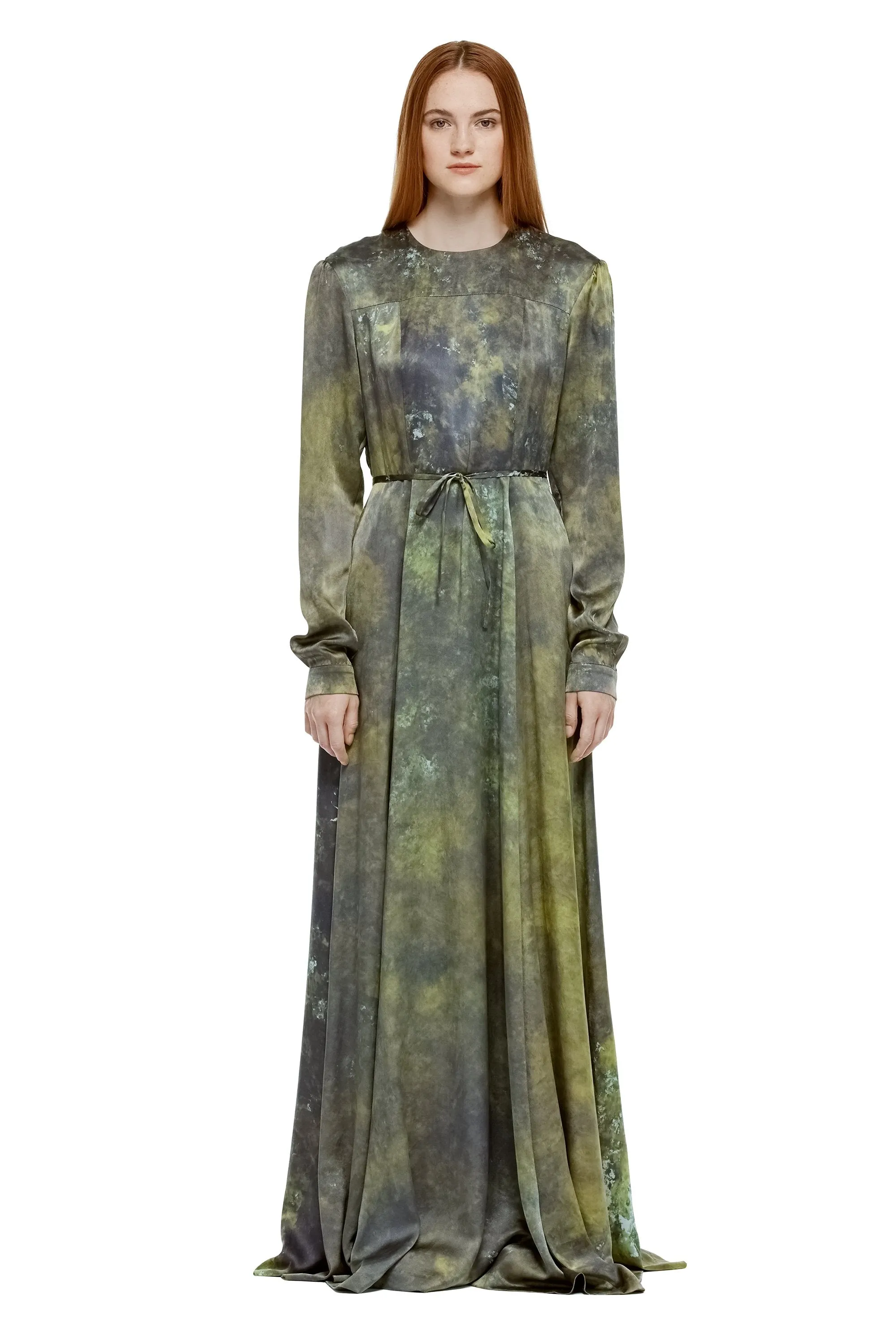 HAND-DYED SILK PRAIRIE DRESS