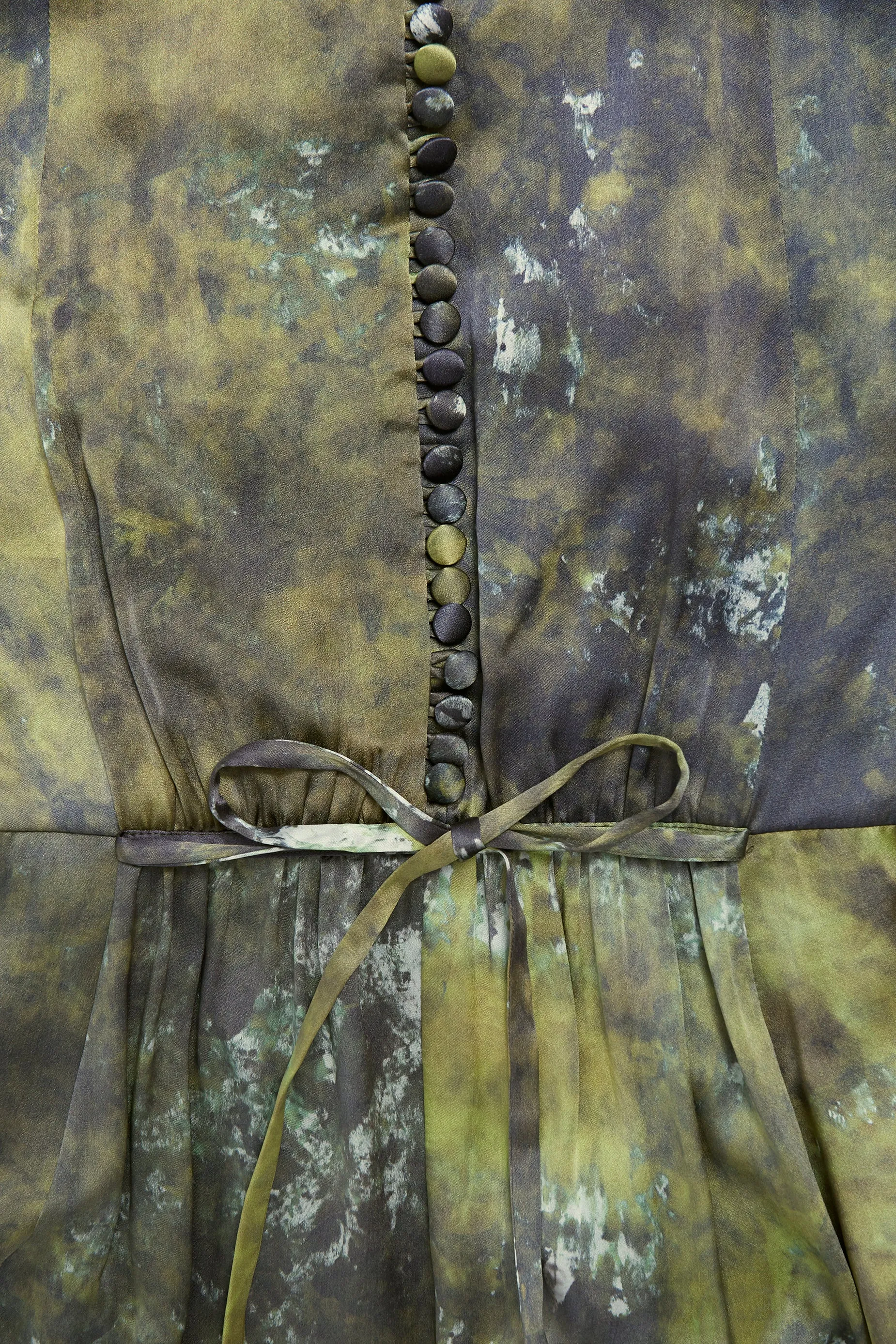 HAND-DYED SILK PRAIRIE DRESS