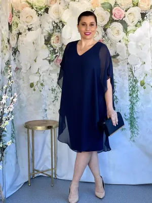 Helena Navy Evening Dress