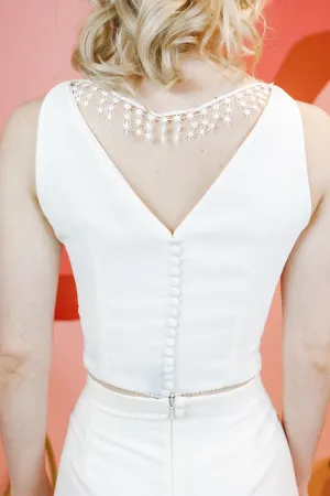 Hepburn bobble hem top