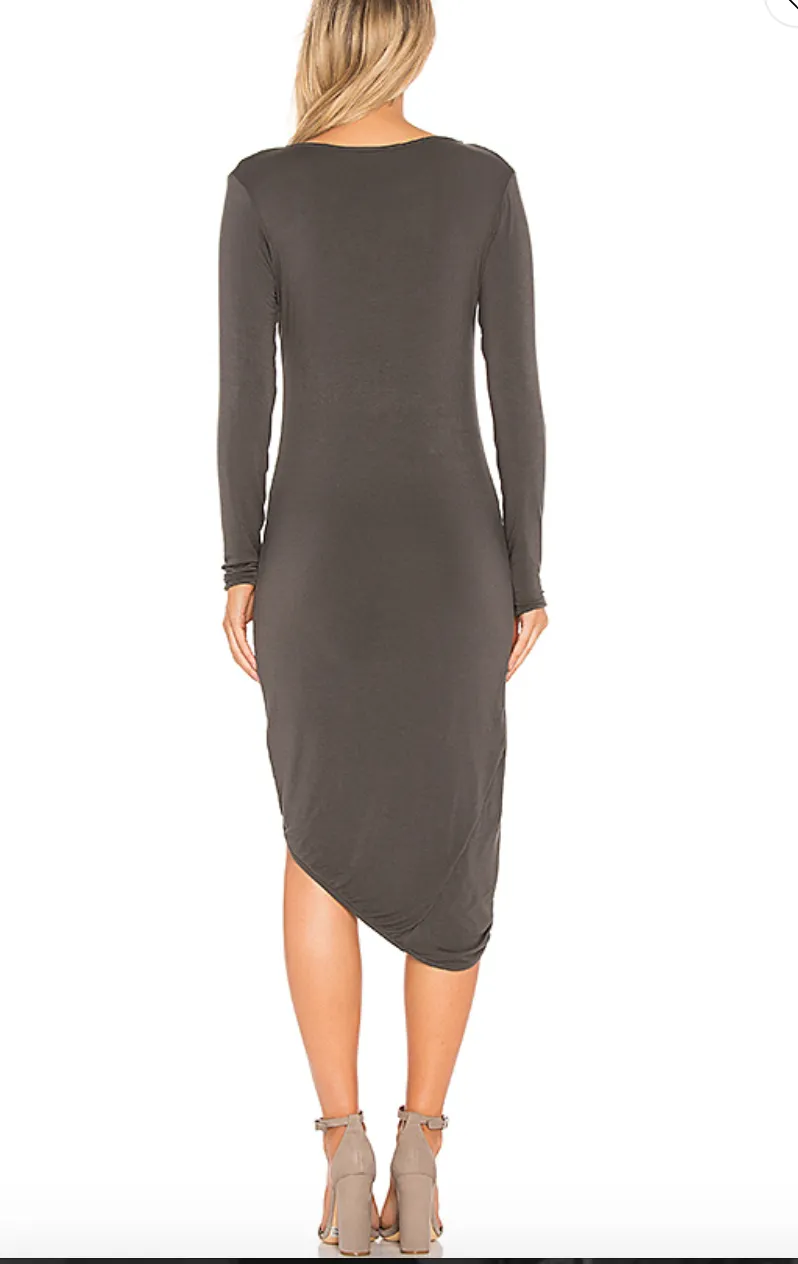 Indah Red Velvet Long Sleeve Dress | Rock