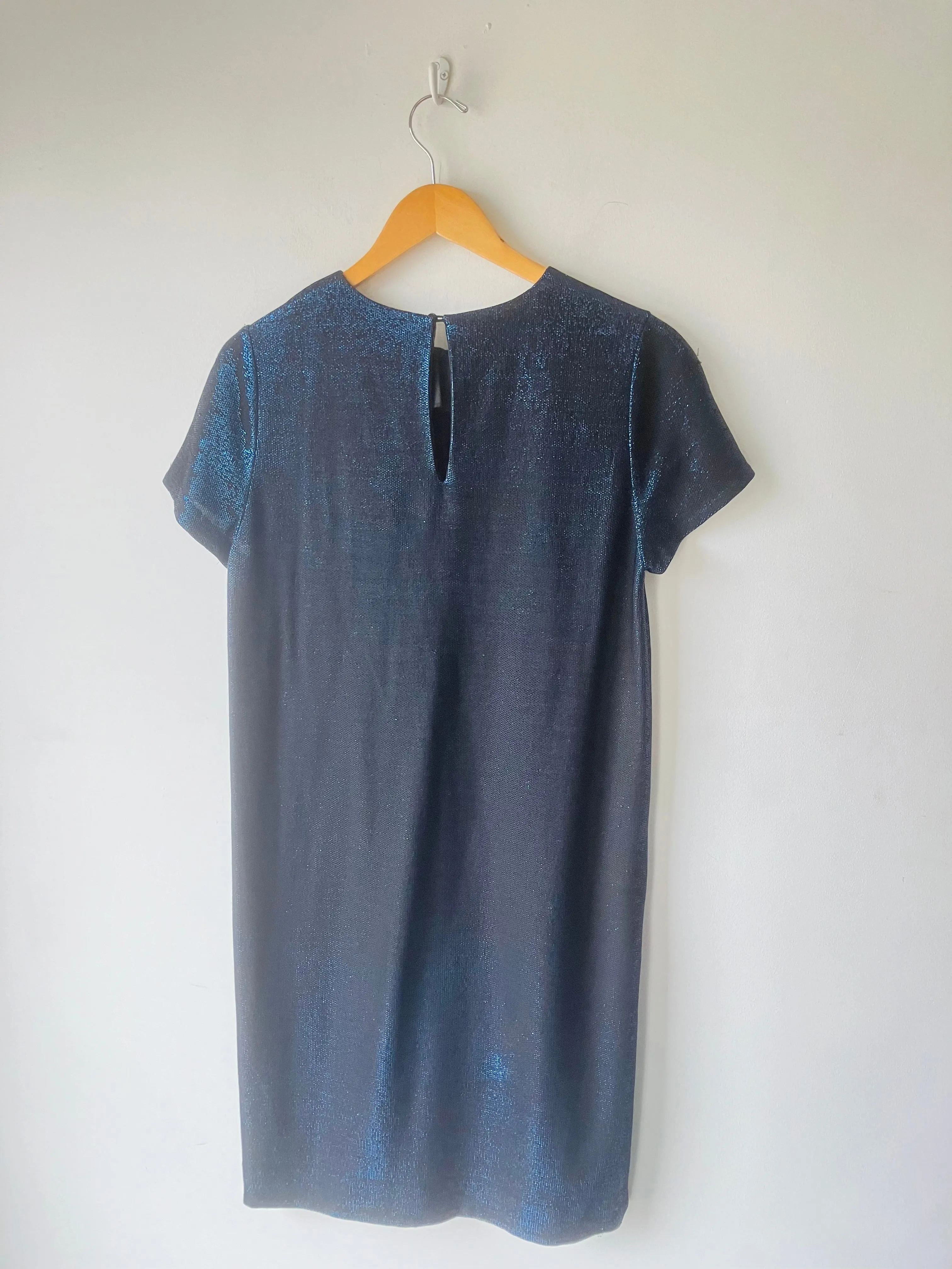 Les Copains Blue Sparkle Mini Dress