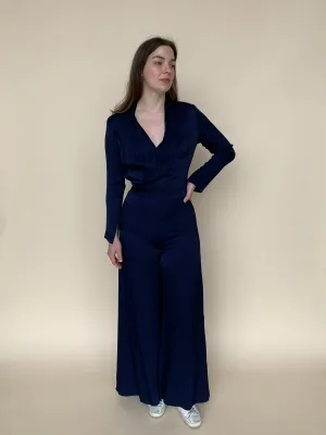 Les Heroines satin jumpsuit