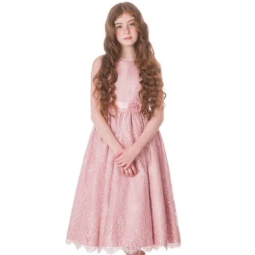 Lilliana Dress - Dusky Rose