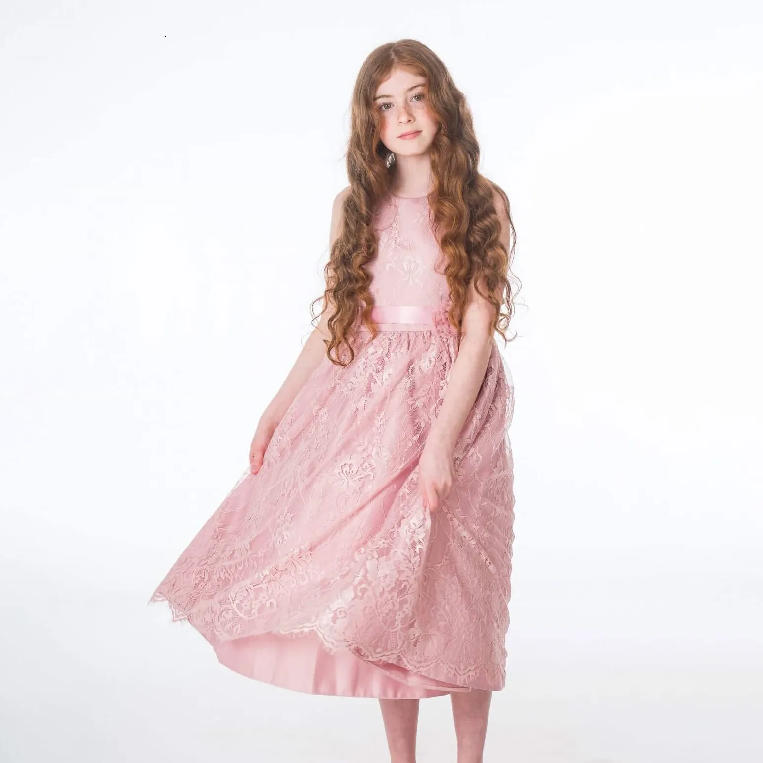 Lilliana Dress - Dusky Rose