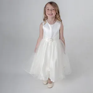 Lilly Rosettes Dress - Ivory or White - SALE
