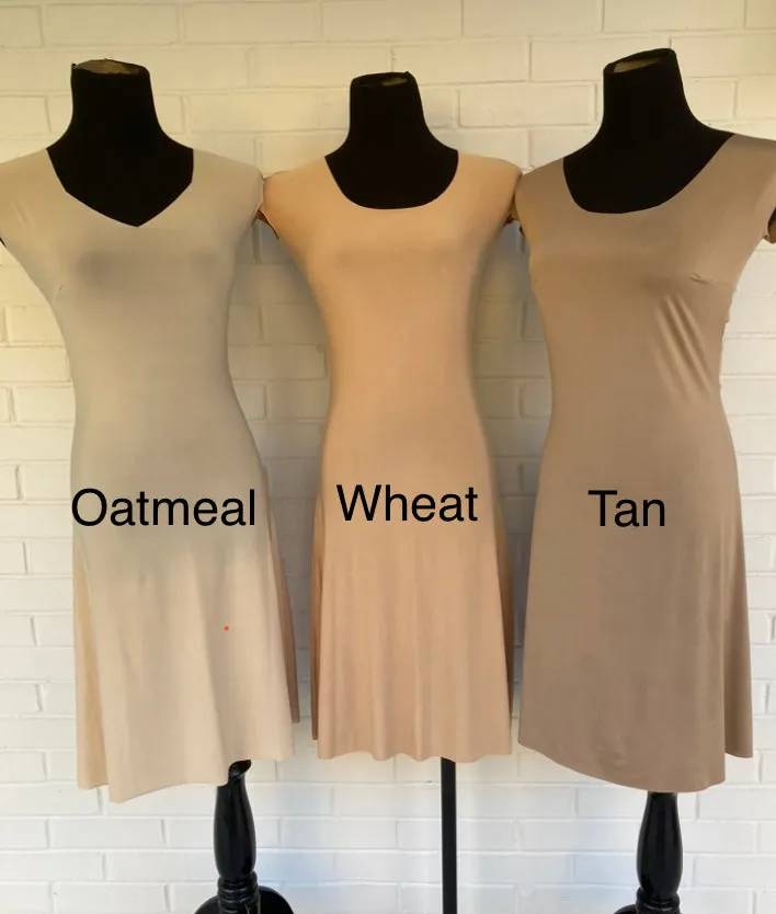 Lizzy Slip Cap Sleeve V-Neck Dress Slip - MATERNITY