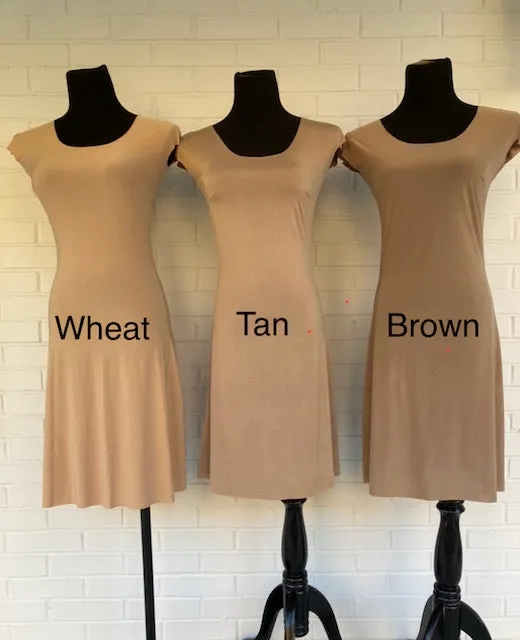 Lizzy Slip Cap Sleeve V-Neck Dress Slip - MATERNITY